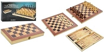 Фото A-Toys Шахматы 3в1 (XQ630-8)