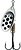 Фото Mepps Aglia Decoree №3 6.5g Silver/Black Dots (30124 003)