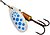 Фото Mepps Comet Decore №3 6.5g Silver/Blue dots (30429 003)