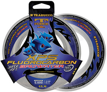Фото Trabucco T-Force XPS Fluorocarbon SaltWater (0.6mm 25m 25.49kg) 053-38-600