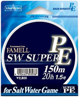 Фото Yamatoyo SW Super PE Blue New (0.165mm 150m 6.8kg)
