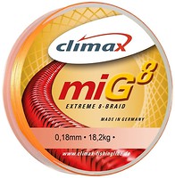 Фото Climax MIG 8 Braid Fluo-Orange (0.1mm 135m 7.9kg)