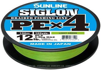 Фото Sunline Siglon PE x4 Light Green (0.242mm 300m 15.5kg) 16580943