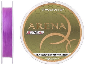 Фото Favorite Arena PE 4x Purple (0.09mm 100m 3kg)