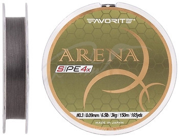 Фото Favorite Arena PE 4x Silver Gray (0.09mm 150m 3kg)