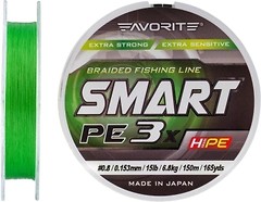 Фото Favorite Smart PE 3x L. Green (0.153mm 150m 6.8kg)