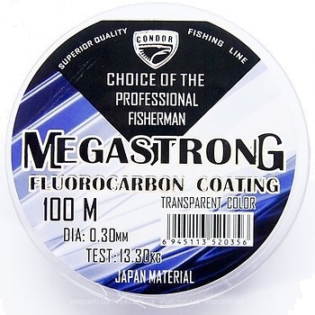 Фото Condor Megastrong Fluorocarbon Coated (0.3mm 100m 13.3kg)