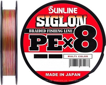 Фото Sunline Siglon PE x8 Multicolor (0.132mm 150m 4.5kg)