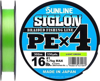 Фото Sunline Siglon PE x4 Light Green (0.171mm 300m 7.7kg)