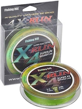 Фото Fishing ROI X-Run Braid 4PE (0.128mm 150m 4.54kg) 721-00-06