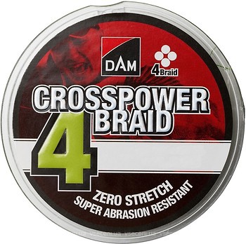 Фото Dam Crosspower 4-Braid Moss Green (0.15mm 300m 8.1kg)