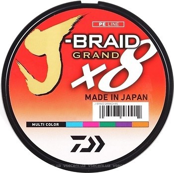 Фото Daiwa J-Braid Grand X8 Multicolor (0.13mm 150m 8.5kg)