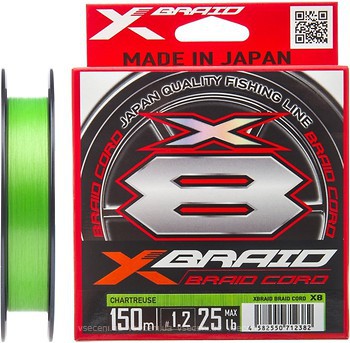 Фото YGK X-Braid Braid Cord X8 (0.185mm 150m 11.2kg)