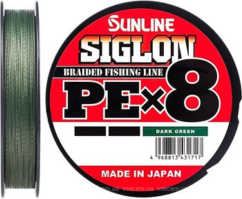 Фото Sunline Siglon PE x8 Dark Green (0.382mm 300m 35kg)
