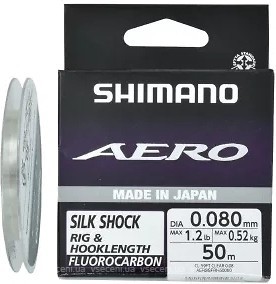 Фото Shimano Aero Silk Shock Fluoro Rig/Hooklength (0.195mm 50m 3.26kg)