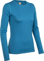 Фото Icebreaker Oasis Long Sleeve Crewe Stripe Women 200 (100801)