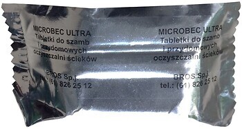 Фото Bros биопрепарат Microbec Ultra для выгребных ям, септиков и дачных туалетов 20 г