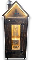 Фото Drev Trest Коптильня Classic 1.0 базовая, конвекция, фланец, окно, свет внутренний, наружный (C1B000CFVLiLo0)