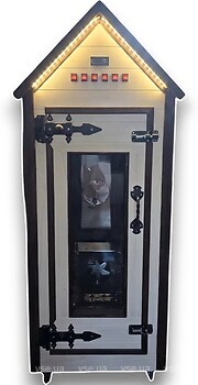 Фото Drev Trest Коптильня Classic 1.0 Plus слив, конвекция, окно, свет наружный (C1P021C0V0Lo0)