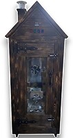 Фото Drev Trest Коптильня Classic 1.0 Plus слив, конвекция, фланец, окно (C1P011CFV000)