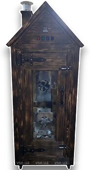 Фото Drev Trest Коптильня Classic 1.0 Plus слив, конвекция, фланец, окно (C1P021CFV000)