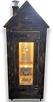 Фото Drev Trest Коптильня Classic 1.0 Plus слив, конвекция, фланец, окно, свет внутренний (C1P021CFVLi00)