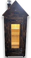 Фото Drev Trest Коптильня Classic 1.0 базовая, фланец, окно, свет внутренний (C1B0000FVLi00)