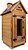 Фото Drev Trest Коптильня Mini 1.0 Plus слив, конвекция, фланец, окно (M1P021CFV000)