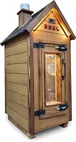 Фото Drev Trest Коптильня Mini 1.0 базовая, окно, свет внутренний, наружный (M1B00000VLiLo0)