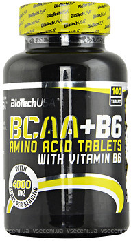 Фото BioTechUSA BCAA + B6 100 таблеток