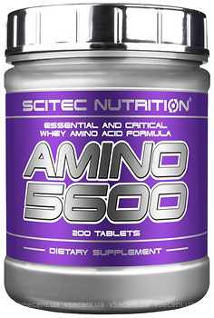 Фото Scitec Nutrition Amino 5600 200 таблеток