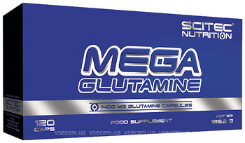 Фото Scitec Nutrition Mega Glutamine 120 капсул