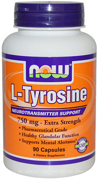 Фото Now Foods L-Tyrosine 750 mg 90 капсул