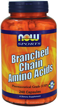 Фото Now Foods Branched Chain Amino Acids 240 капсул