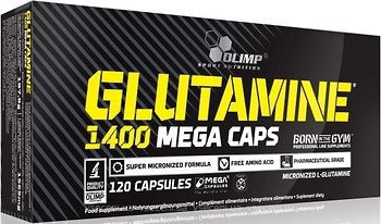 Фото Olimp L-Glutamine 1400 Mega Caps 120 капсул