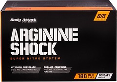 Фото Body Attack Arginine Shock 180 капсул