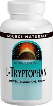 Фото Source Naturals L-Tryptophan 500 mg 60 капсул (SN1984)