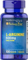 Фото Puritan's Pride L-Arginine 500 mg 100 капсул