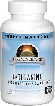 Фото Source Naturals L-Theanine 200 mg 60 капсул