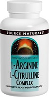 Фото Source Naturals L-Arginine L-Citrulline 1000 mg 120 таблеток