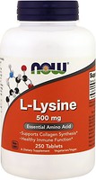 Фото Now Foods L-Lysine 500 mg 250 таблеток