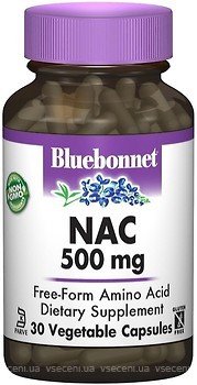 Фото Bluebonnet Nutrition NAC 500 mg 30 капсул
