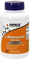 Фото Now Foods L-Methionine 500 mg 100 капсул