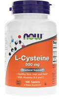 Фото Now Foods L-Cysteine 500 mg 100 таблеток