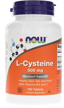 Фото Now Foods L-Cysteine 500 mg 100 таблеток