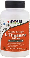 Фото Now Foods L-Theanine 200 mg 120 капсул