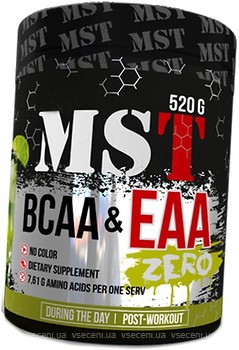 Фото MST Nutrition BCAA & EAA Zero 520 г