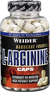 Фото Weider L-Arginine 100 капсул