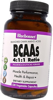 Фото Bluebonnet Nutrition BCAAs 4:1:1 120 капсул