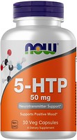 Фото Now Foods 5-HTP 50 mg 30 капсул
